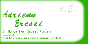 adrienn ercsei business card